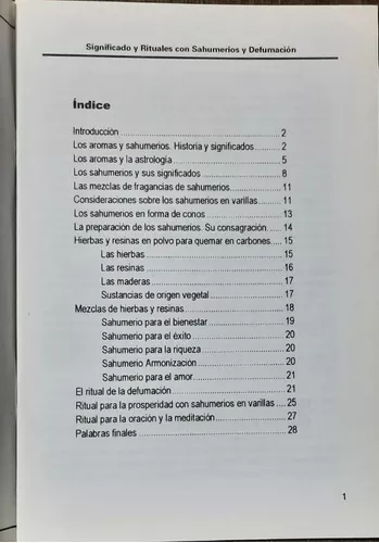 átomo En cantidad polla Libro Significados Y Rituales Con Sahumerios Y Defumación