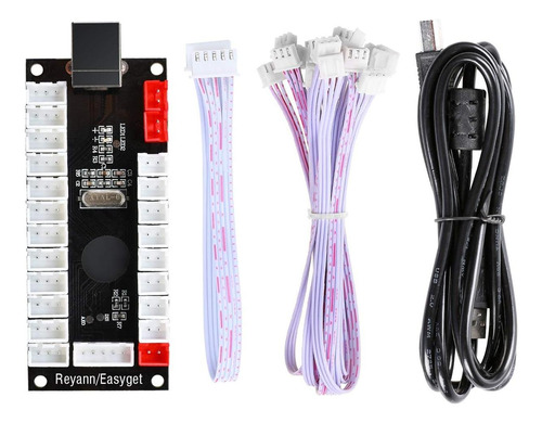 Kit Arcade Led Qenker 2 Jugadores Usb Mame Diy