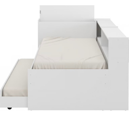 Cama Nido Sencilla Multimueble Con Balda Y Arco 80x215x110