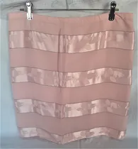 Comprar Pollera Fiesta, Seda\u002Fgasa, Recta, Rosa, Xl, Leer Descripcion
