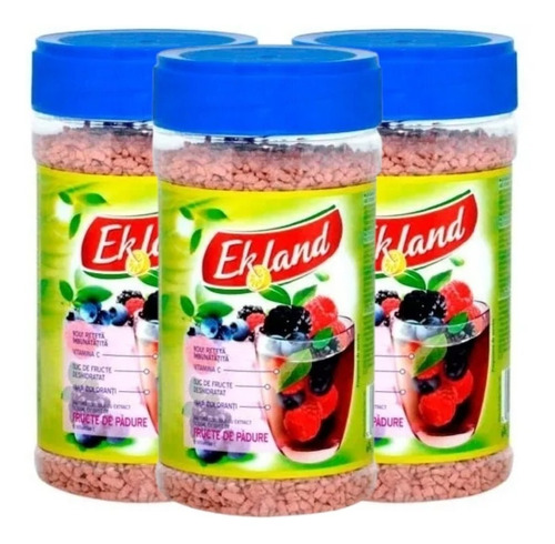 Te Granulado Instantaneo Frutos Del Bosque Ekland 350 Gr. X3