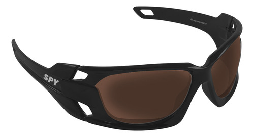 Óculos De Sol Spy 67 - Hammer Polarizado Armação Preto Lente Marrom Sem Espelho Polarizada