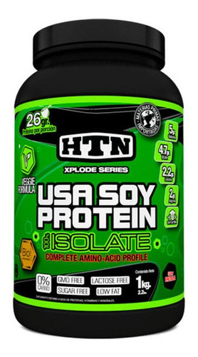 Usa Soy Pro Isolate + Enzyme Htn Apto Veganos X 1000 Gr