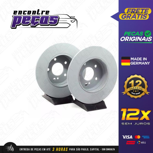 Disco Freio Traseiro Mercedes C180 1.8 2001-2006 Original