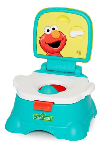 Bañito Entrenador Elmo Plaza Sesamo Con Sonido 3 En 1 Etapas