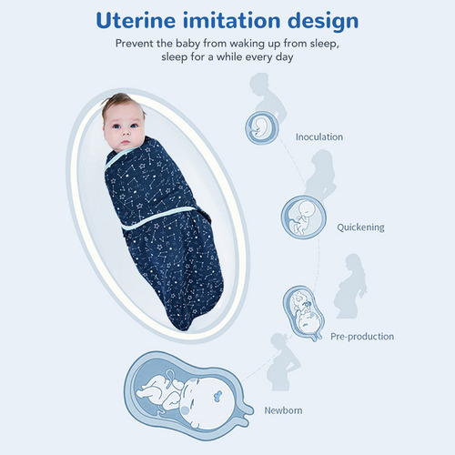 Manta Portátil, 3 Sacos De Dormir De Algodón Para Bebés