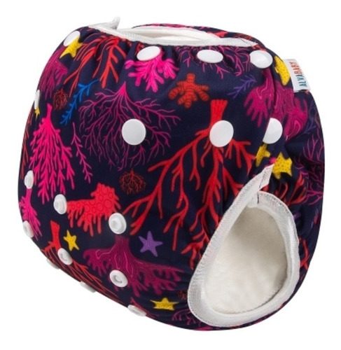 Pañal Piscina Estampado Lavable Ecológico Alva Baby Pack 5