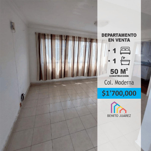 Departamento En Venta En Avenida De Las Américas,  Col. Moderna