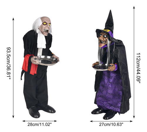 Decoración De Halloween, Figura De Ama De Llaves