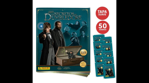 Álbum Animales Fantásticos Secretos De Dumbledore+ 50 Sobres