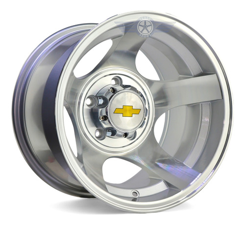 4 Rines 15x10 Carusi 5-127 Chevrolet Gmc Cheyenne Silverado Machine Silver