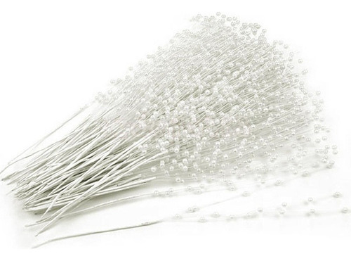10 Tallos Perlas Spray Flores Novia Ramo De Alambre Boda