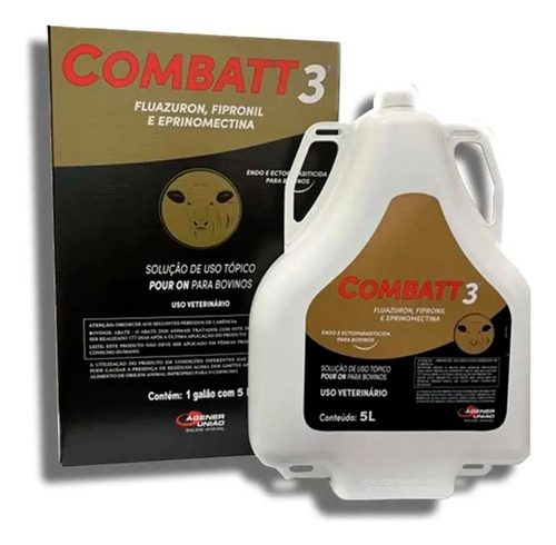 Combatt 3 Pour-on - 5 Litros