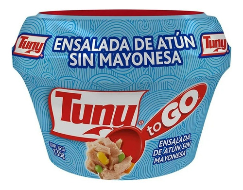 6 Pzas Ensalada De Atún Tuny To Go Sin Mayonesa 135 G