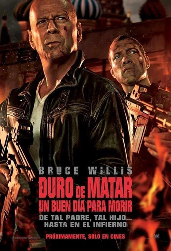 Poster Original Cine Duro De Matar 5 - Un Buen Día Para Mori
