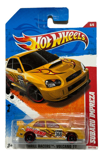 Hot Wheels 2011 Subaru Impreza 204/244 Thrill Races Vlcano 6