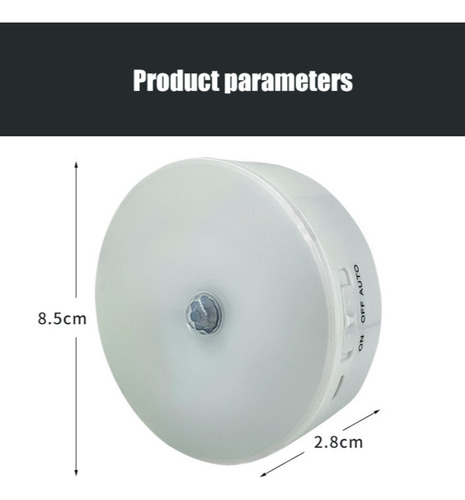 Luz Automática Con Sensor Portátil, Luz Blanca Para Dormitor