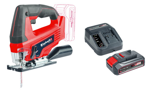 Sierra Caladora Manual A Bateria 18v Einhell Kit 2.5ah