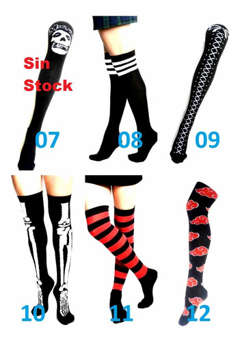 Medias Bucaneras Mujer Set 3 Pares Eleccion Estampado Comics