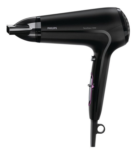 Imagen 3 de 3 de Secador de cabello Philips ThermoProtect HP8230 negro 110V - 127V