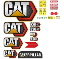 Comprar Jg De Adesivos Completo Caterpillar 330gc Máquinas Pesadas