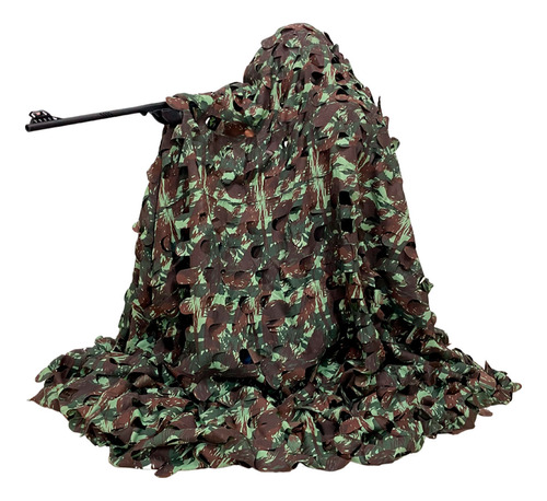 Rede De Camuflagem Exército Militar Grande Em Nylon 3m X 2m