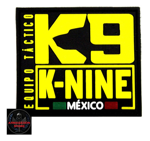 Parche K9 K-9 Knine Militar Policia Tactico Perro Bw Binomio