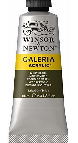 Acrilico Galeria Winsor & Newton Negro De Marfil 60ml