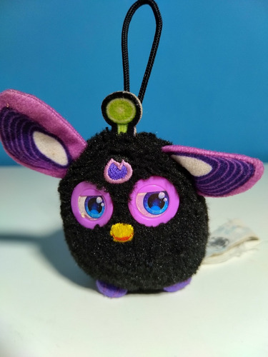 Furby Connect  Negro Y Violeta Llavero De Peluche 2017