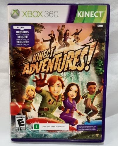 Jogo Kinect Adventures Xbox 360 Original