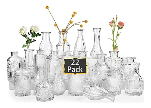 Bud Vases Set De 22, Jarrones Para Centros De Mesa, Jarrón P