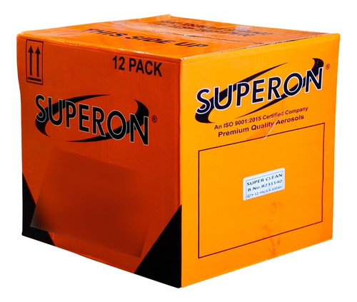 12 Liquido Detector Cleaner 400 Ml (spray) Superon
