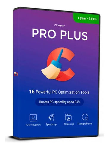 Ccleaner Pro Plus | 3 Pcs - 1 Año