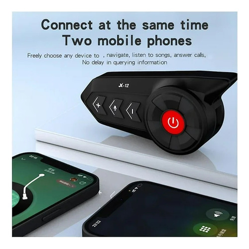 Audifonos Manos Libres Para Casco Motocicleta Bluetooth