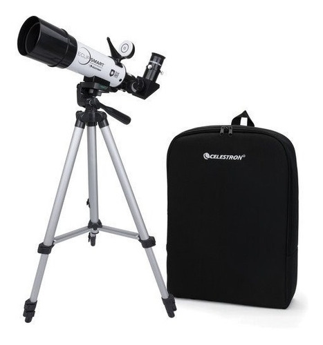 Telescopio Observación Solar Celestron Eclipsmart Eclipse Color Negro