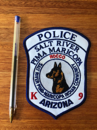 Parche Policia Usa K9 Canino Salt River Arizona