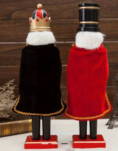Imagen 3 de 6 de Muñeco Navideño Cascanueces De Manera 38cm