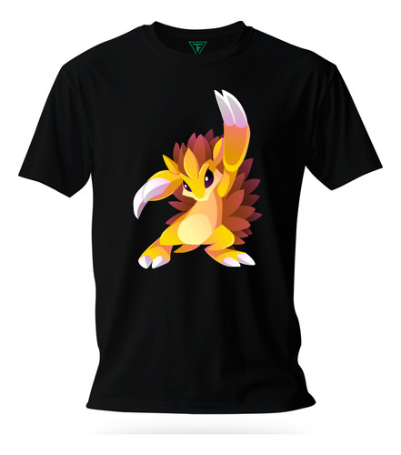 Polera Sandslash Armadillo Pokemon Evolucion Xxl Xxxl Unisex
