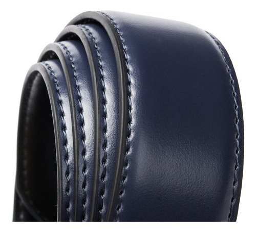 Cinturón De Cuero Con Hebilla Giratoria De Moda Para Hombre