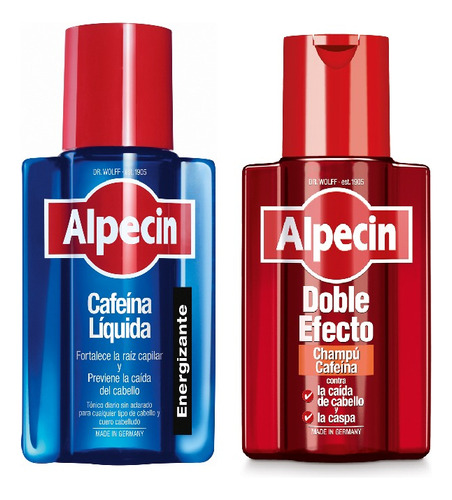 Pack Alpecin Tratamiento Liquid Caffeine+shamp Double Effect