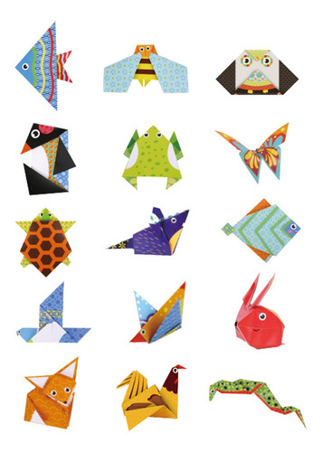 Imagen 4 de 4 de Kit Origami Del Mundo Animal