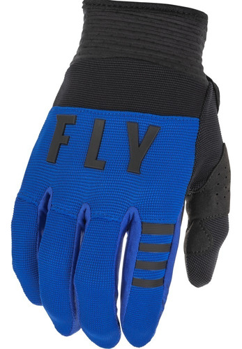 Guantes Moto Para Cross Calle Cuatri Enduro Fly F-16 Avant Color Azul Talle Xl