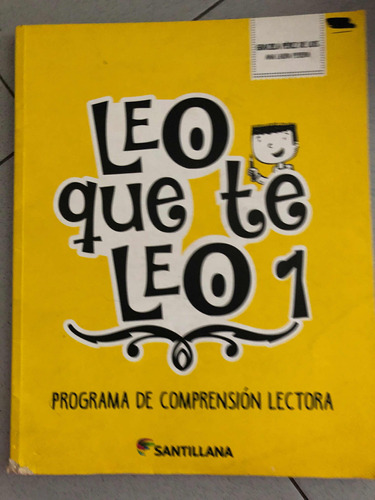 Leo Que Te Leo 1 Santillana