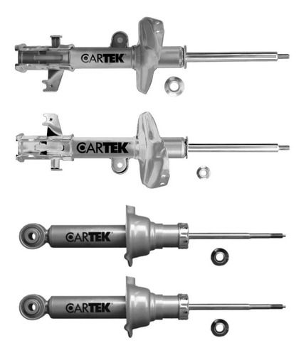 4 Amortiguadores Cartek Del/tras Honda Cr-v 2007-2011