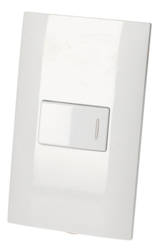 Placa Con Interruptor De Timbre Color Blanco