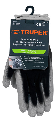 Guantes De Nylon Recubiertos De Poliuretano Ch Truper 13290