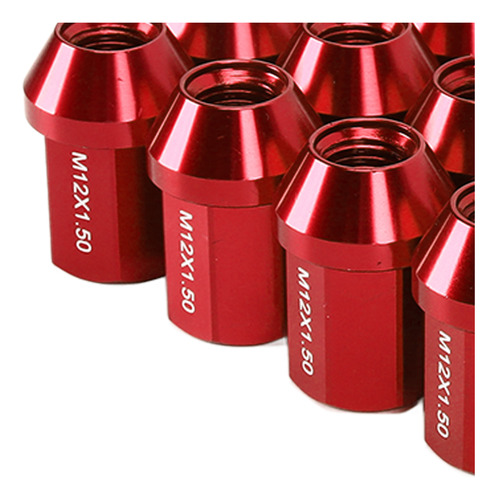 Tuercas Para Ruedas Red Red Auto Parts, 20 Unidades, M12 X 1