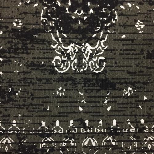 Imagen 3 de 9 de Tapete Decorativo Rombos Negro Blanco 1.40x2.0 100% Algodon