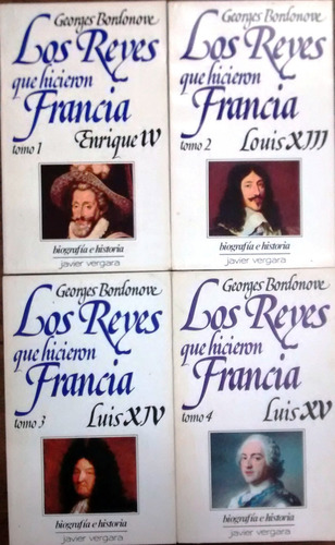 Los Reyes Que Hicieron Francia 5 Tomos (ver Detalle)