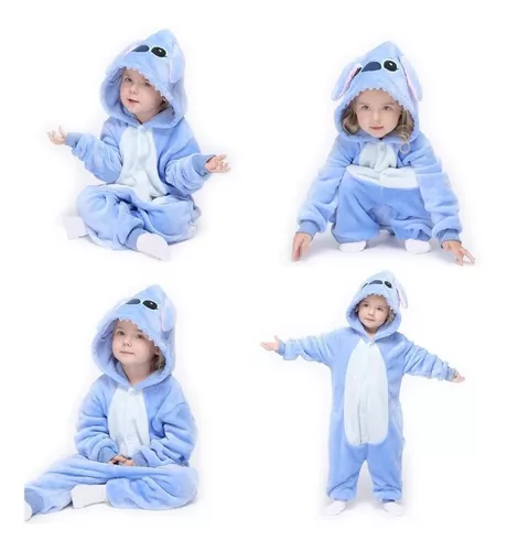 Pijama Mameluco Disfraz Niño Niña Kigurumi Stitch Unicornio –